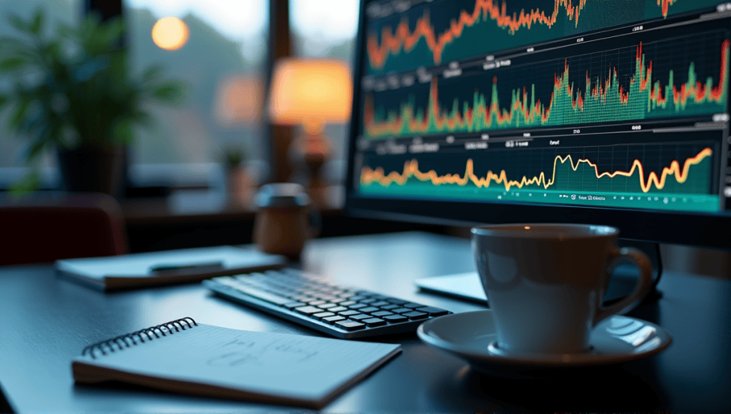 Close-up of a digital workspace showcasing error detection techniques and data graphs.